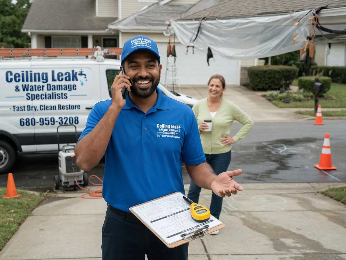Ceiling Leak Cleanup Easton, IL FAQs